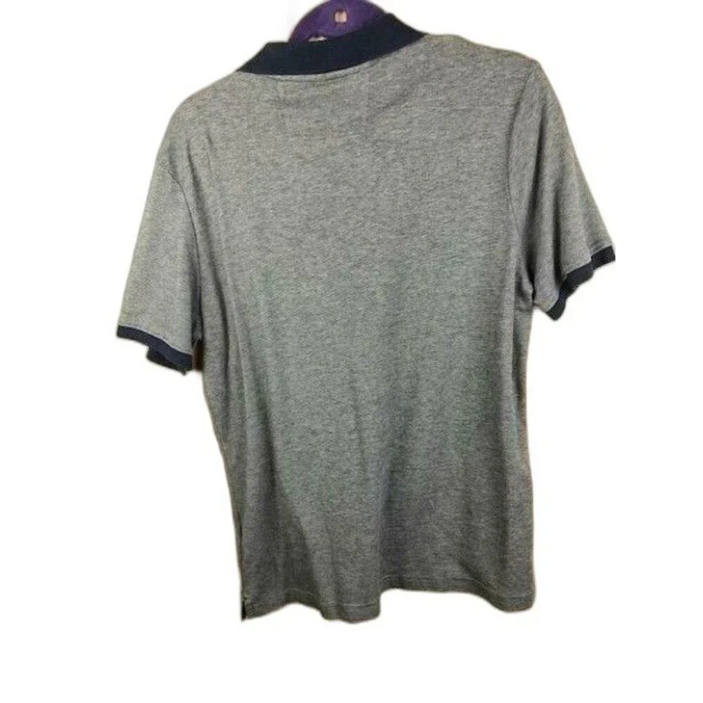 Banana Republic Mens Polo Shirt Size Large Black Luxury Touch Standard Fit